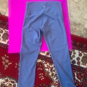 Lulu Lemon light blue leggings size 8